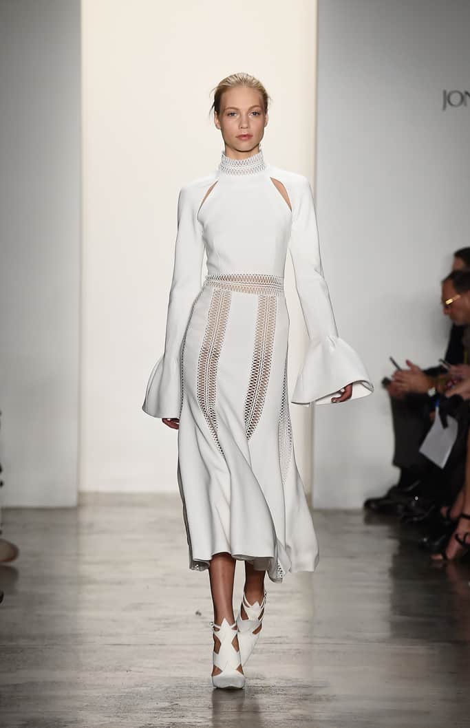 NEW YORK, NY - FEBRUARY 14: A model walks the runway at the Jonathan Simkhai fashion show during Fall 2016 MADE Fashion Week at Milk Studios on February 14, 2016 in New York City. (Photo by Ilya S. Savenok/Getty Images)